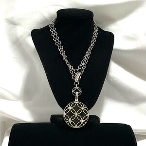 Heavy Premier Designs Silver Tone Chain with Pendant